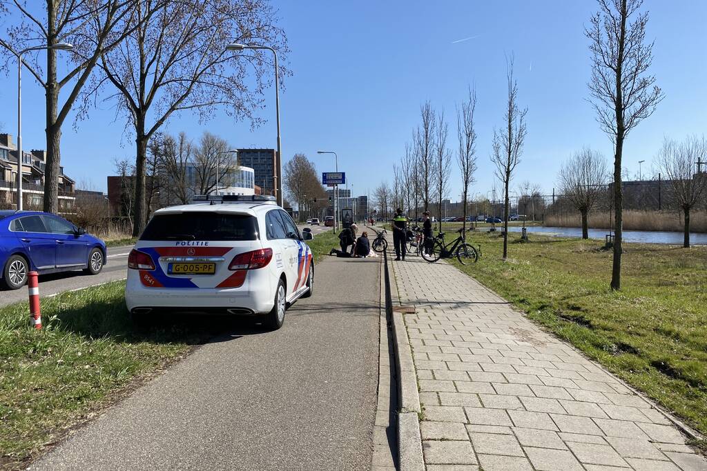 Jonge fietser gewond geraakt op fietspad