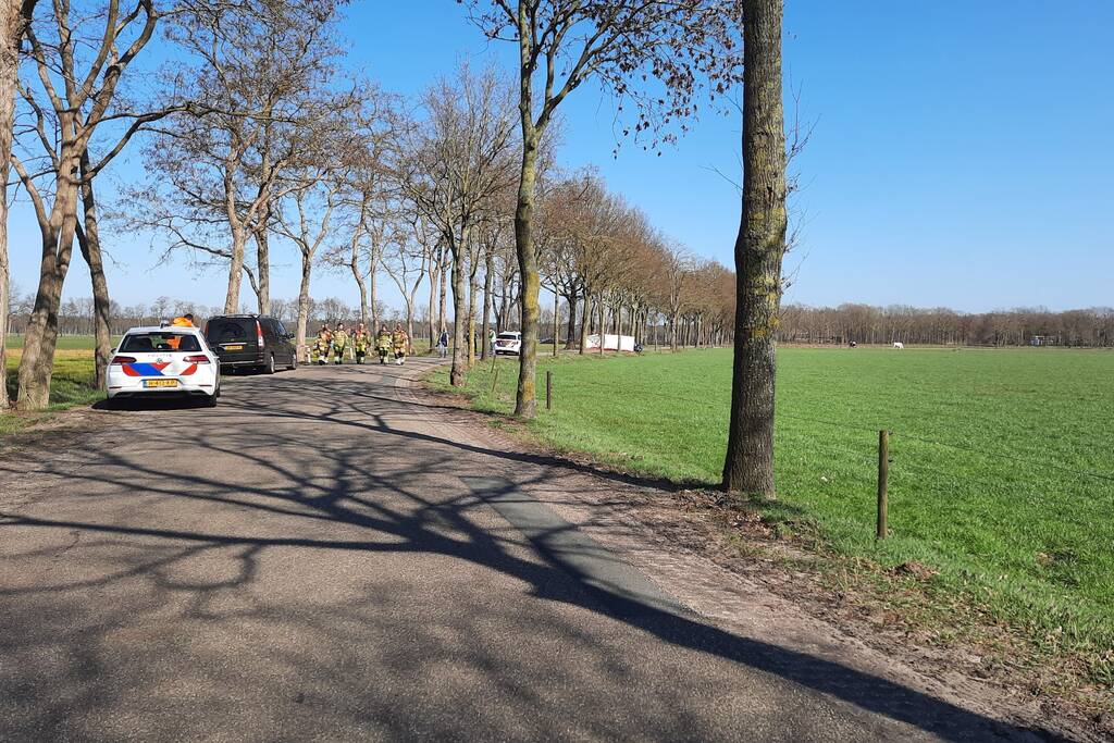 Bestuurder overleden na aanrijding tegen boom