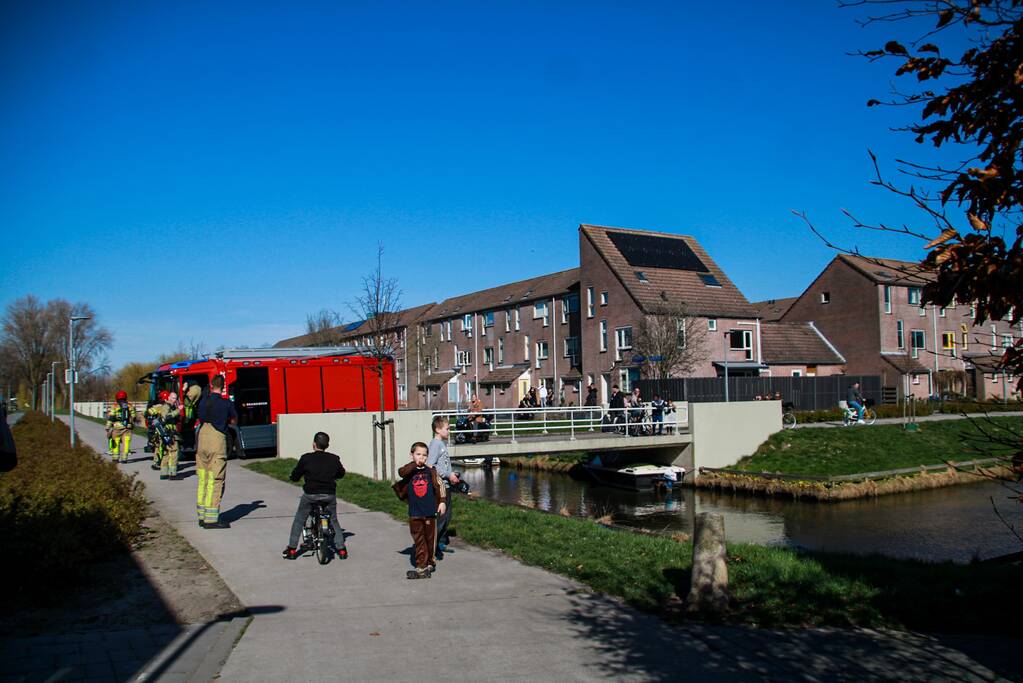 Brand in woning door pan op het vuur