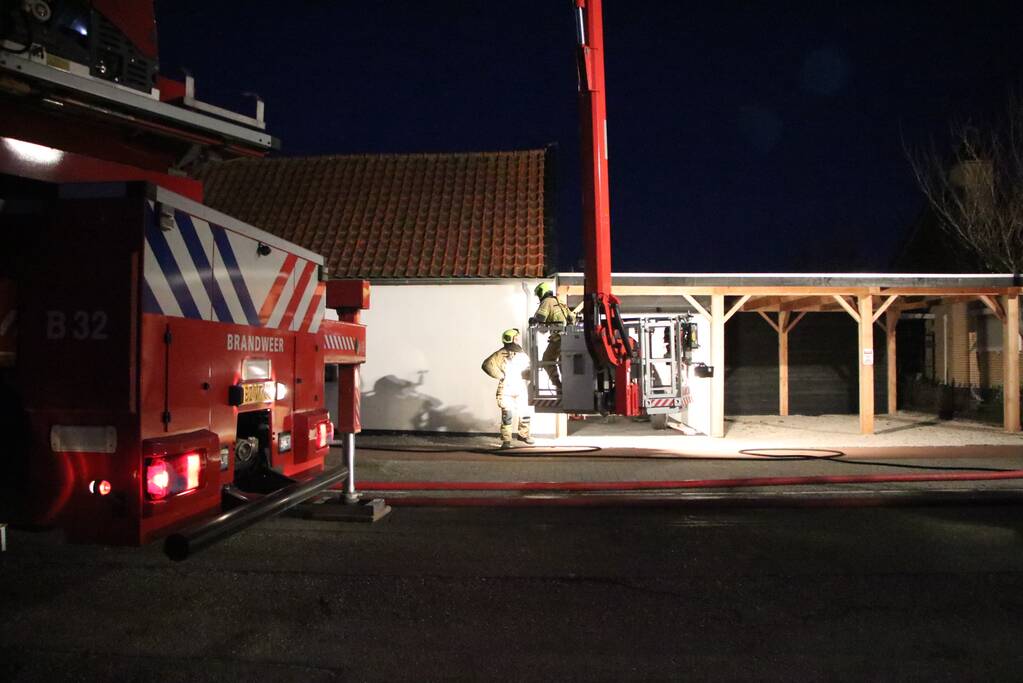 Flinke brand in dijk woning