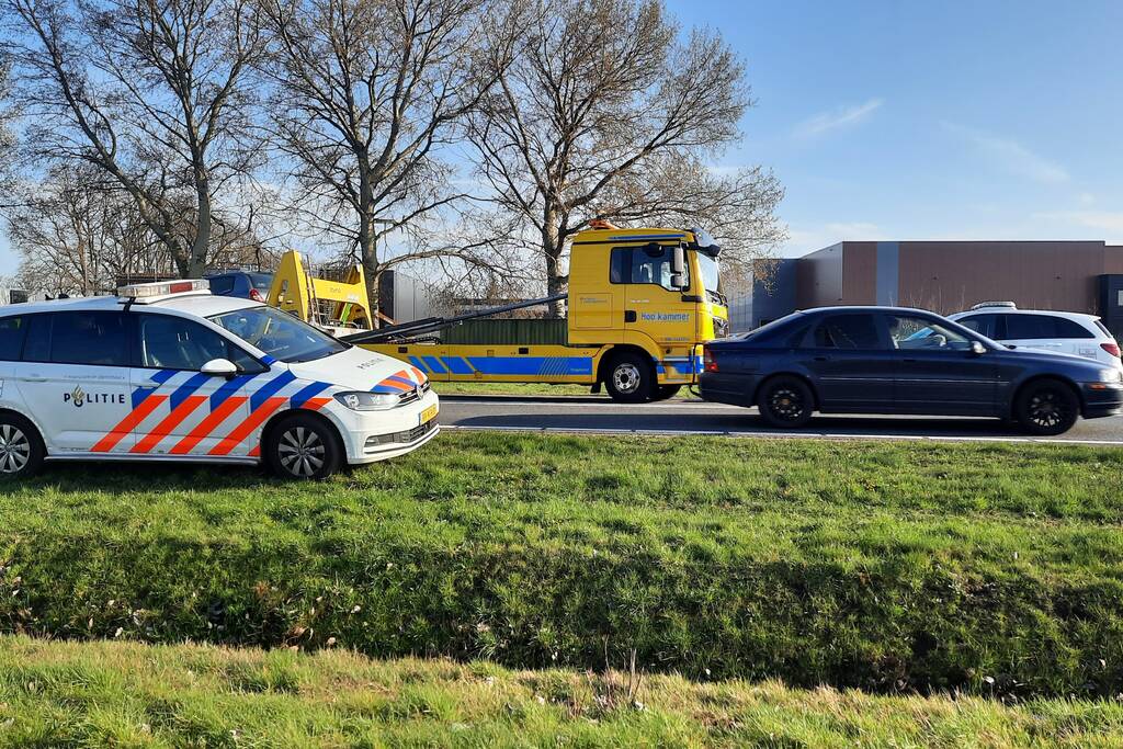 Schade bij kop staart botsing