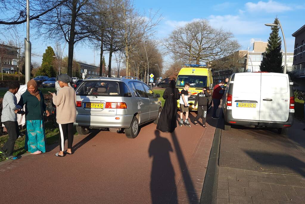 Fietser gewond bij botsing