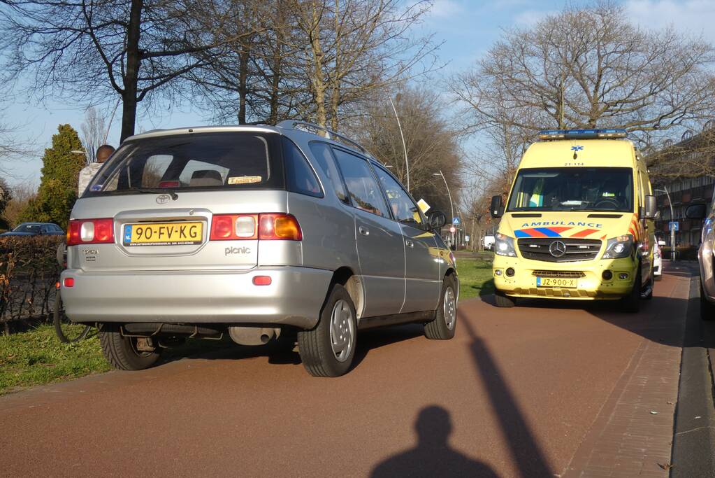 Fietser gewond bij botsing