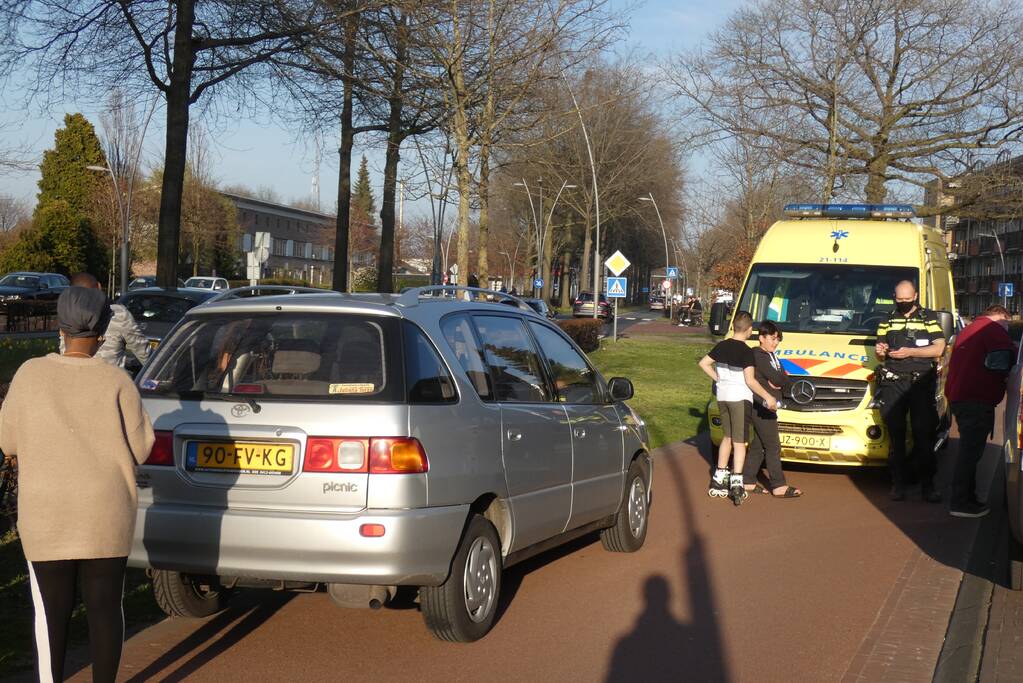 Fietser gewond bij botsing
