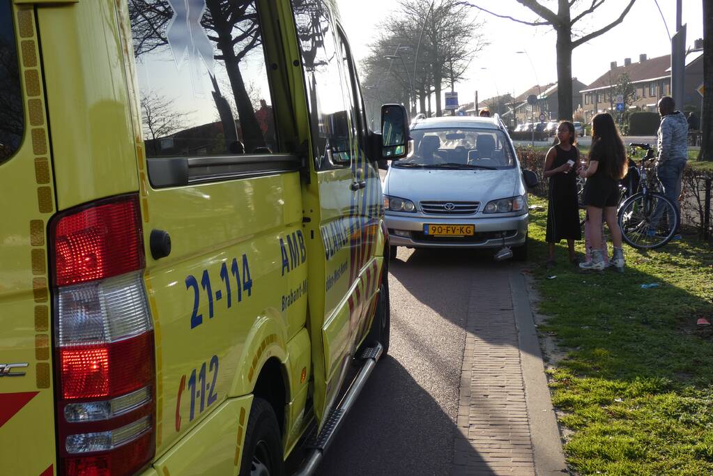 Fietser gewond bij botsing
