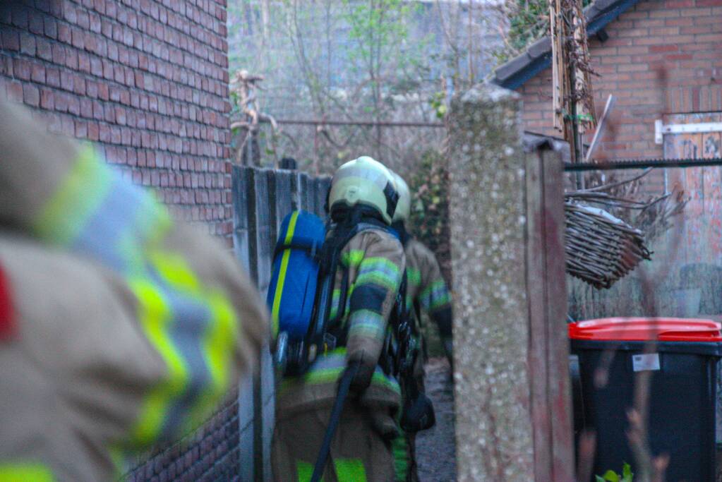 Droger vat vlam in woning