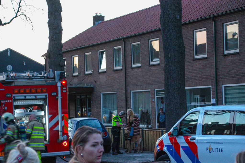 Droger vat vlam in woning