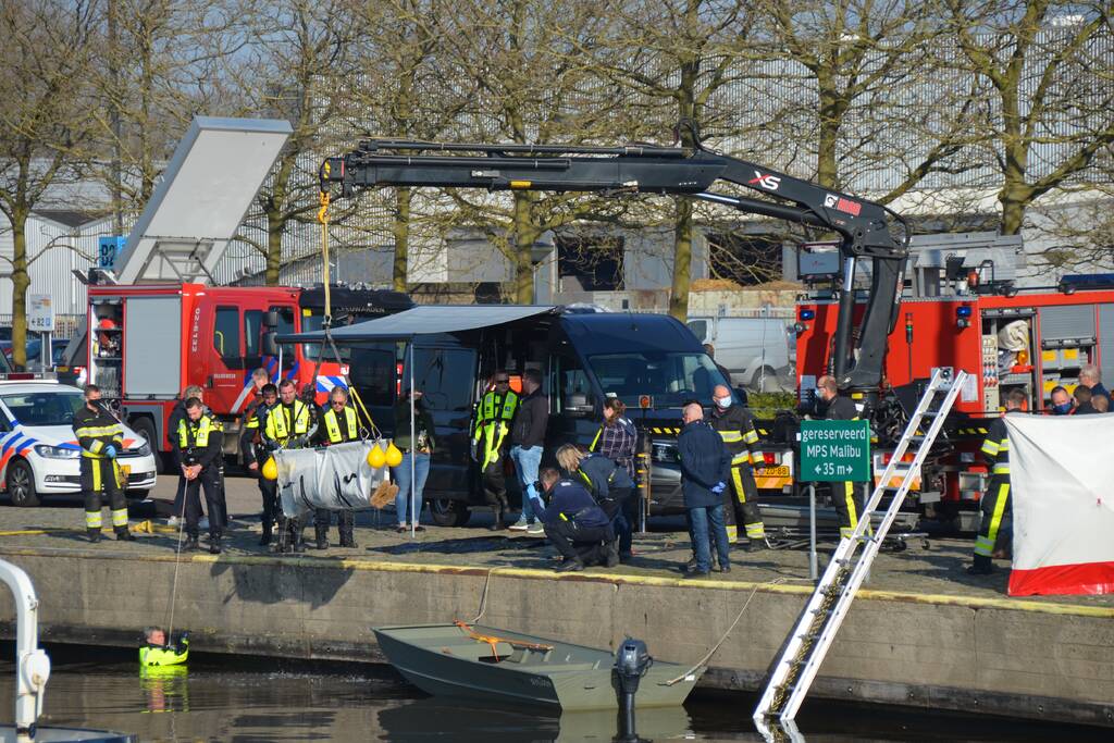 Overleden persoon aangetroffen in water