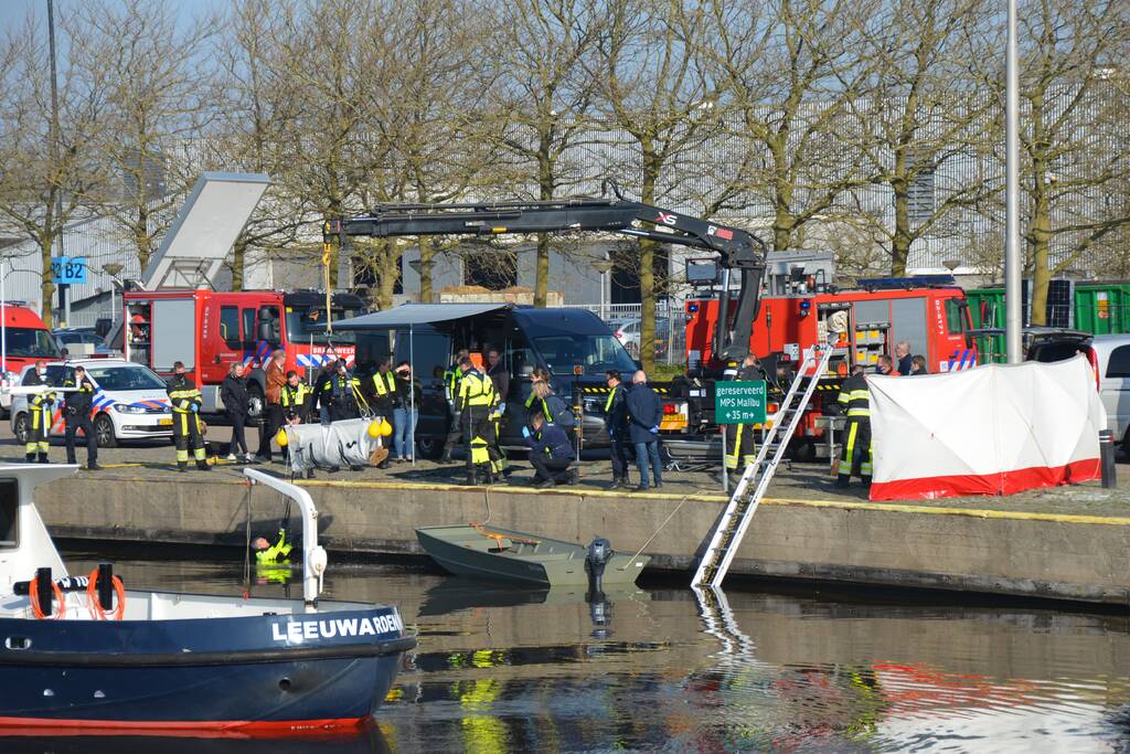 Overleden persoon aangetroffen in water