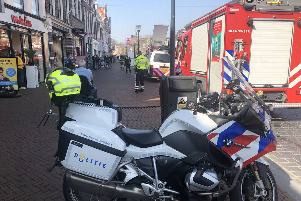 Brand in winkel Topmerk Schoenen