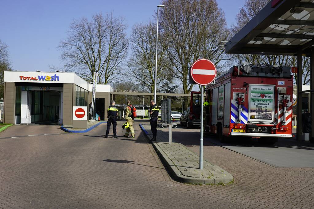 Brand in wasstraat na kortsluiting