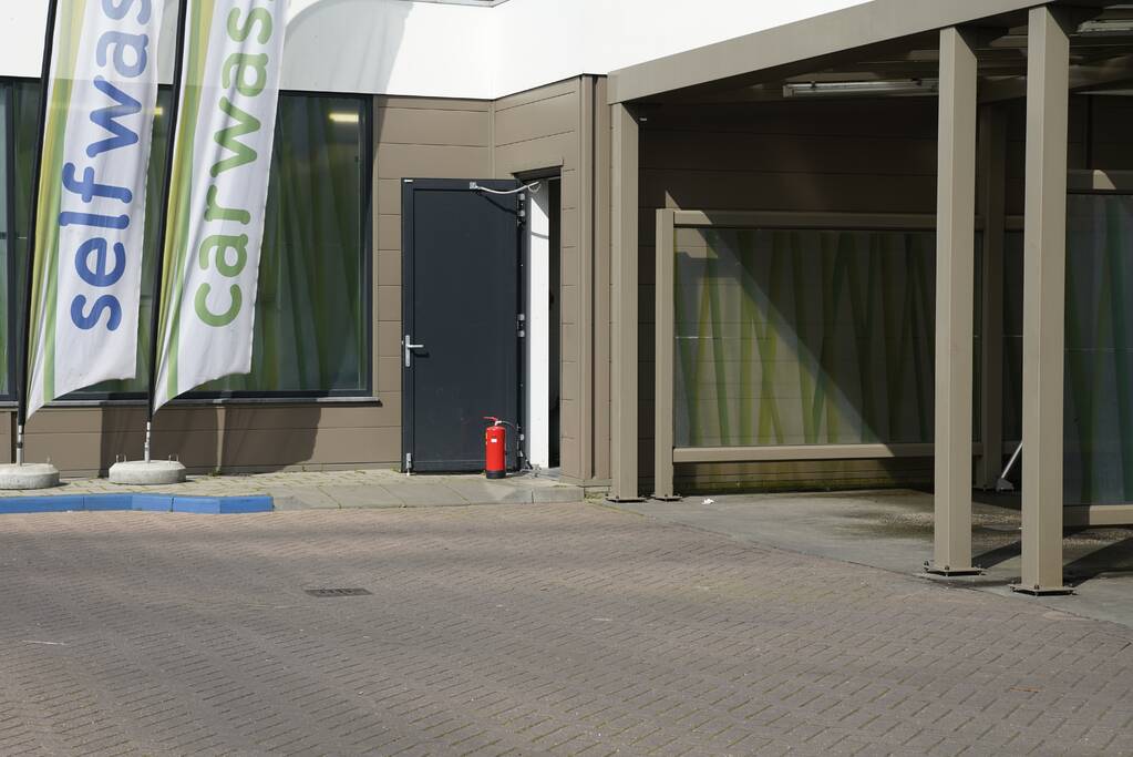 Brand in wasstraat na kortsluiting