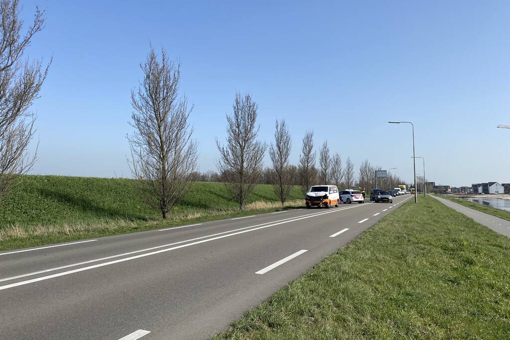 Meerdere voertuigen met elkaar in botsing