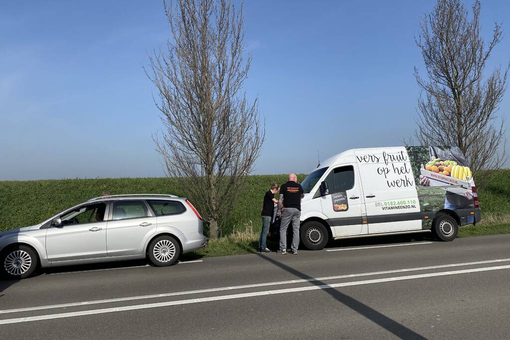 Meerdere voertuigen met elkaar in botsing