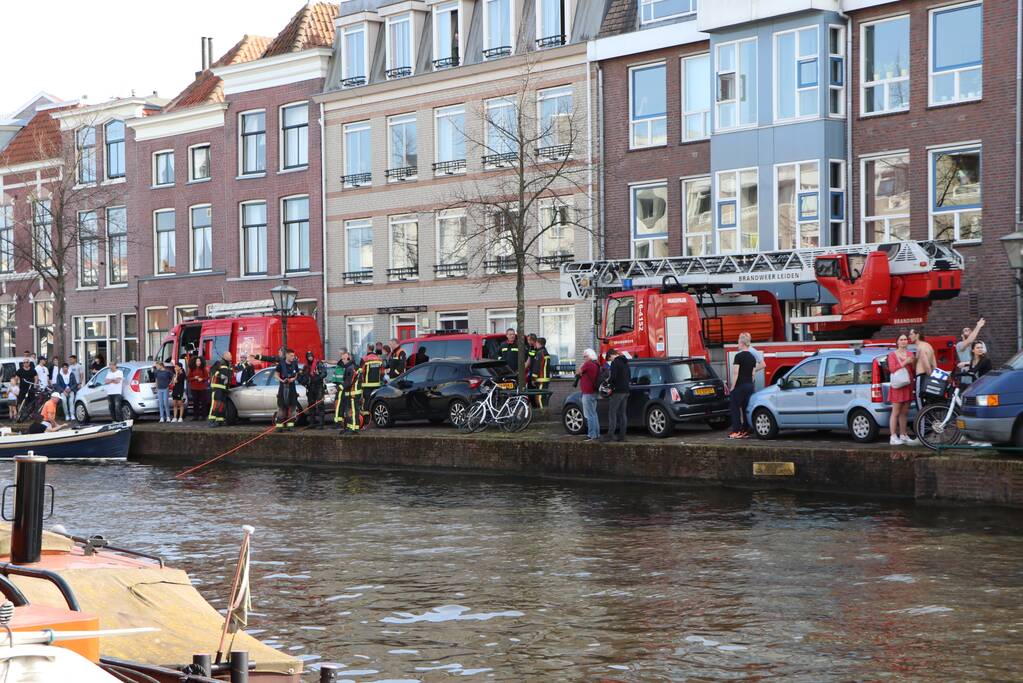 Drie inzittende halen natpak nadat auto te water is geraakt