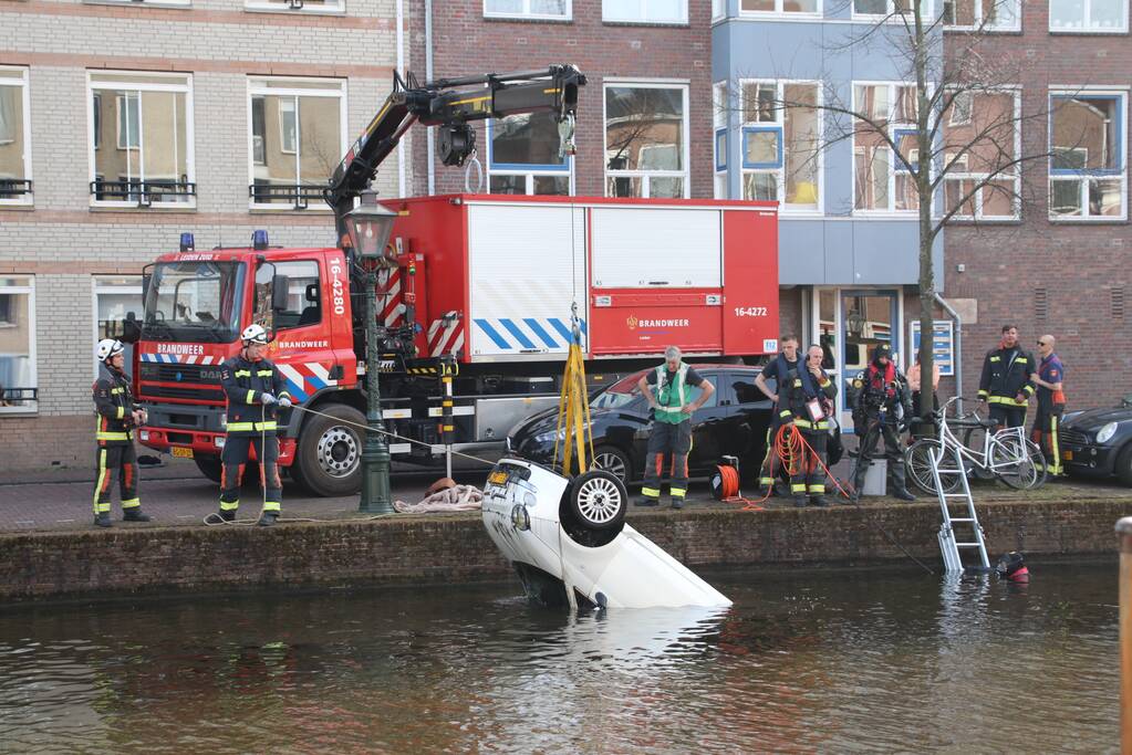 Drie inzittende halen natpak nadat auto te water is geraakt