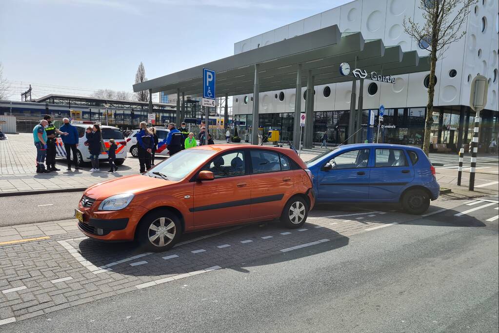 Flinke schade na kop-staart aanrijding