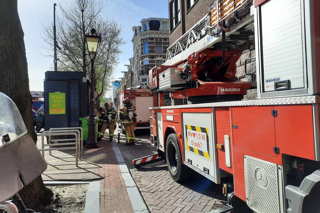 Brandweer doet onderzoek naar brand in The Bank