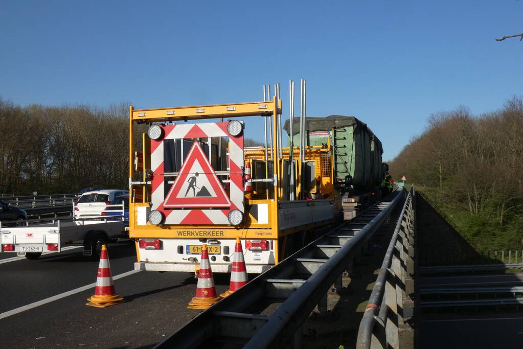 Vrachtwagen betrokken bij ongeval
