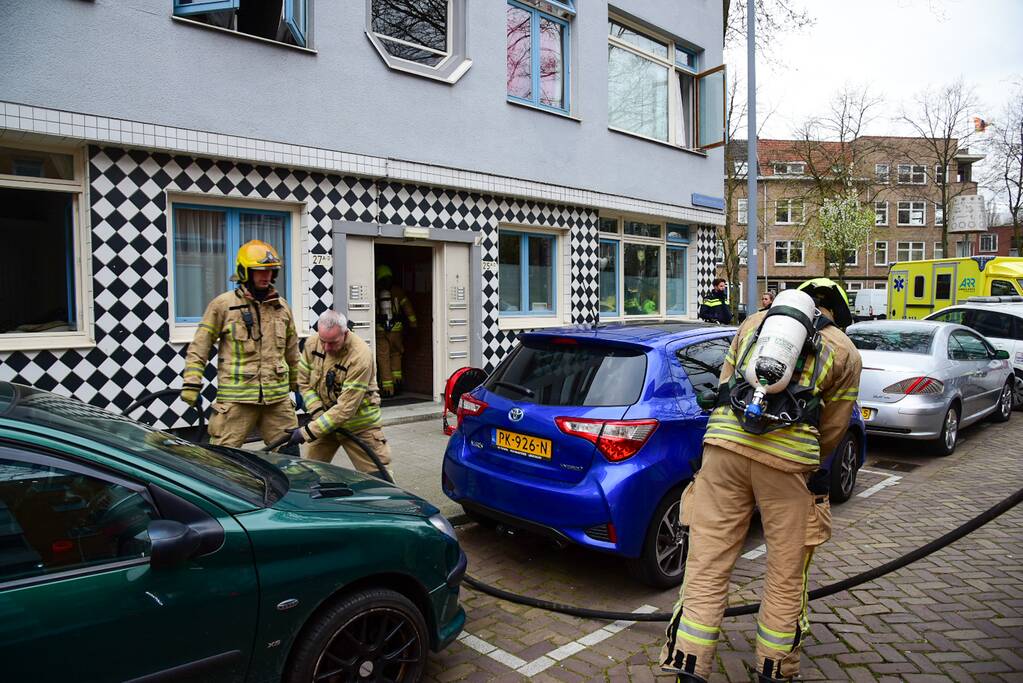 Meerdere gewonden bij brand in appartement