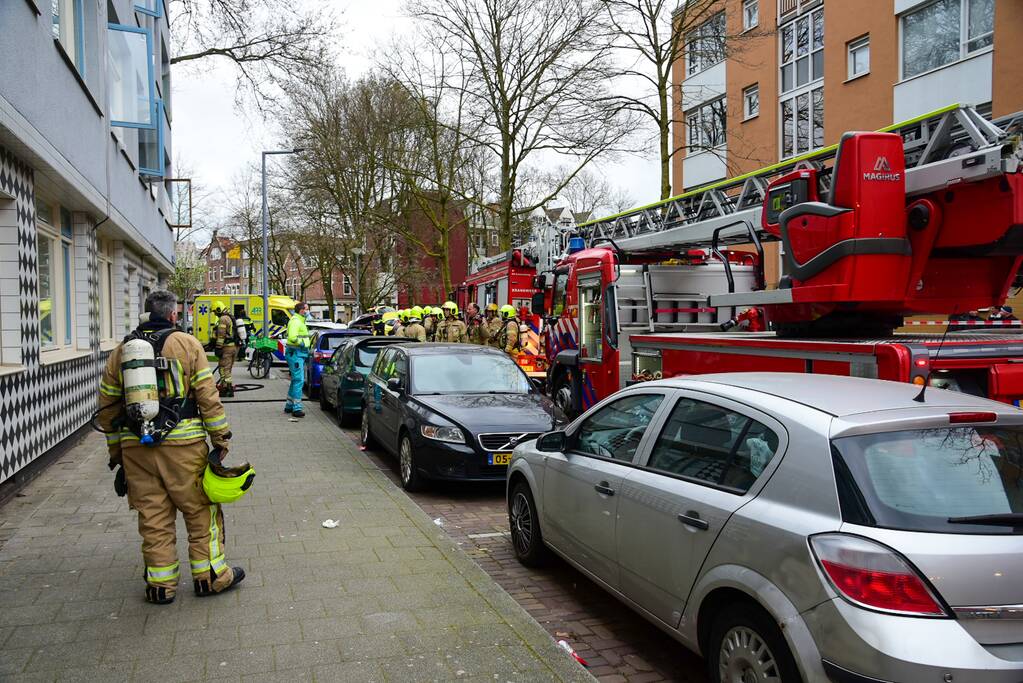Meerdere gewonden bij brand in appartement