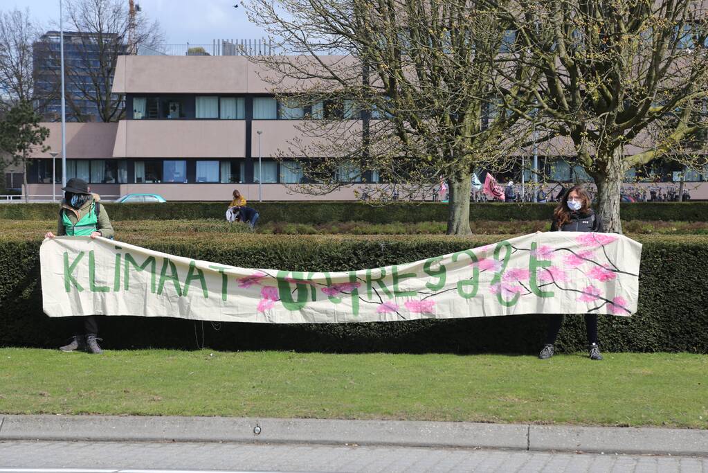 Anti-klimaat demonstratie verloopt rustig