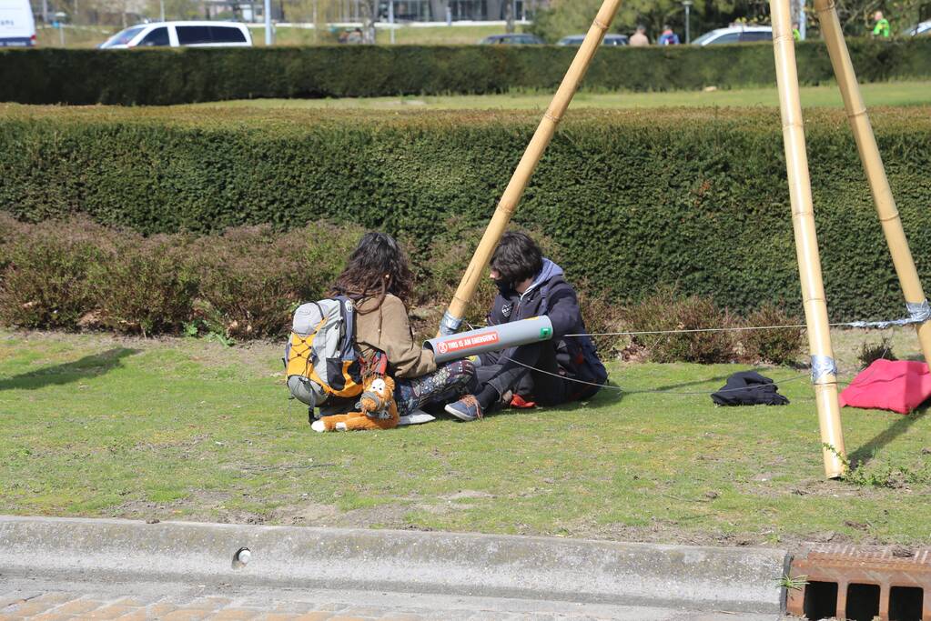 Anti-klimaat demonstratie verloopt rustig