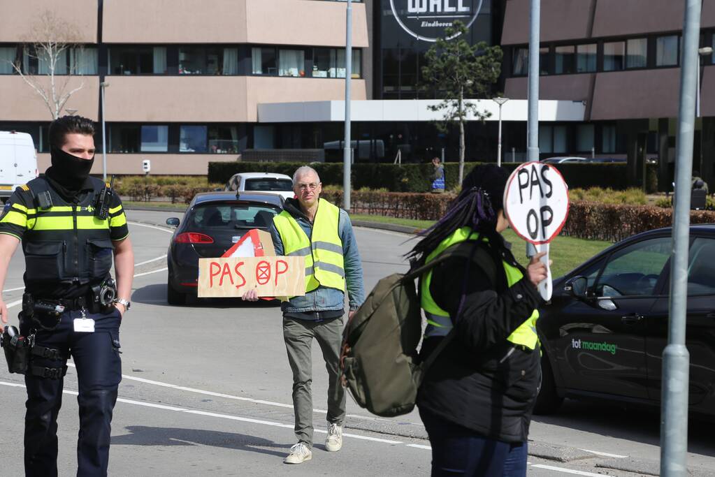 Anti-klimaat demonstratie verloopt rustig