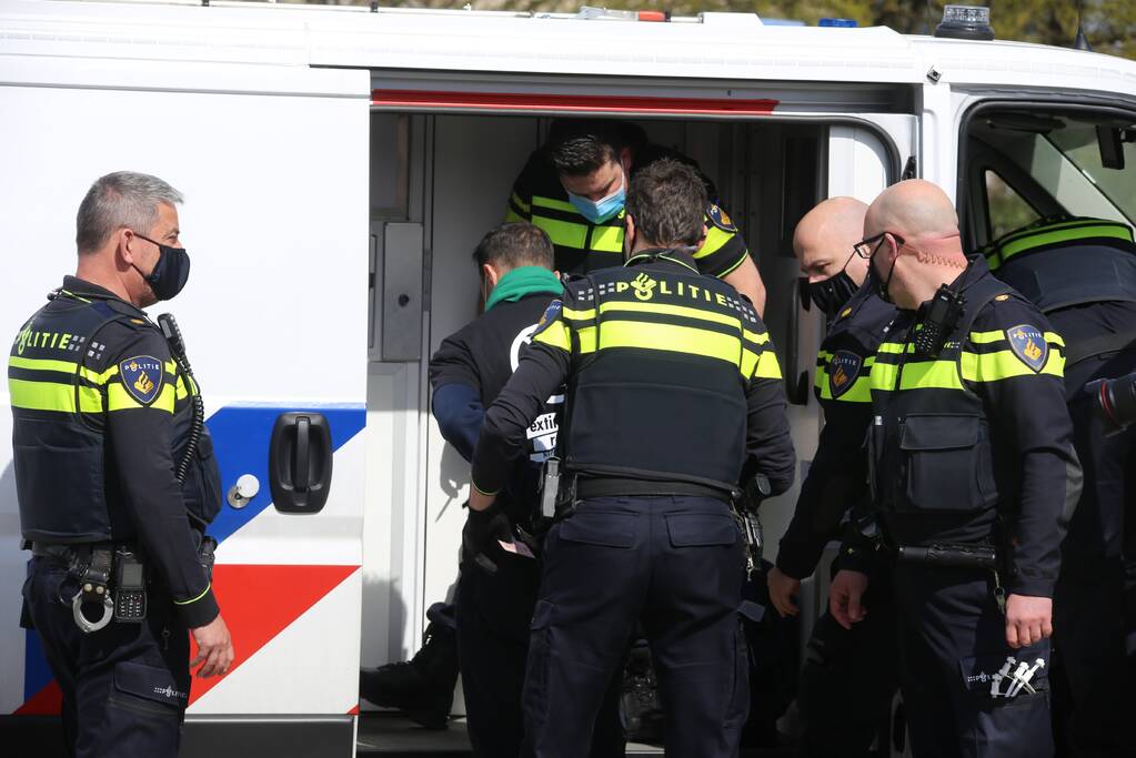 Anti-klimaat demonstratie verloopt rustig