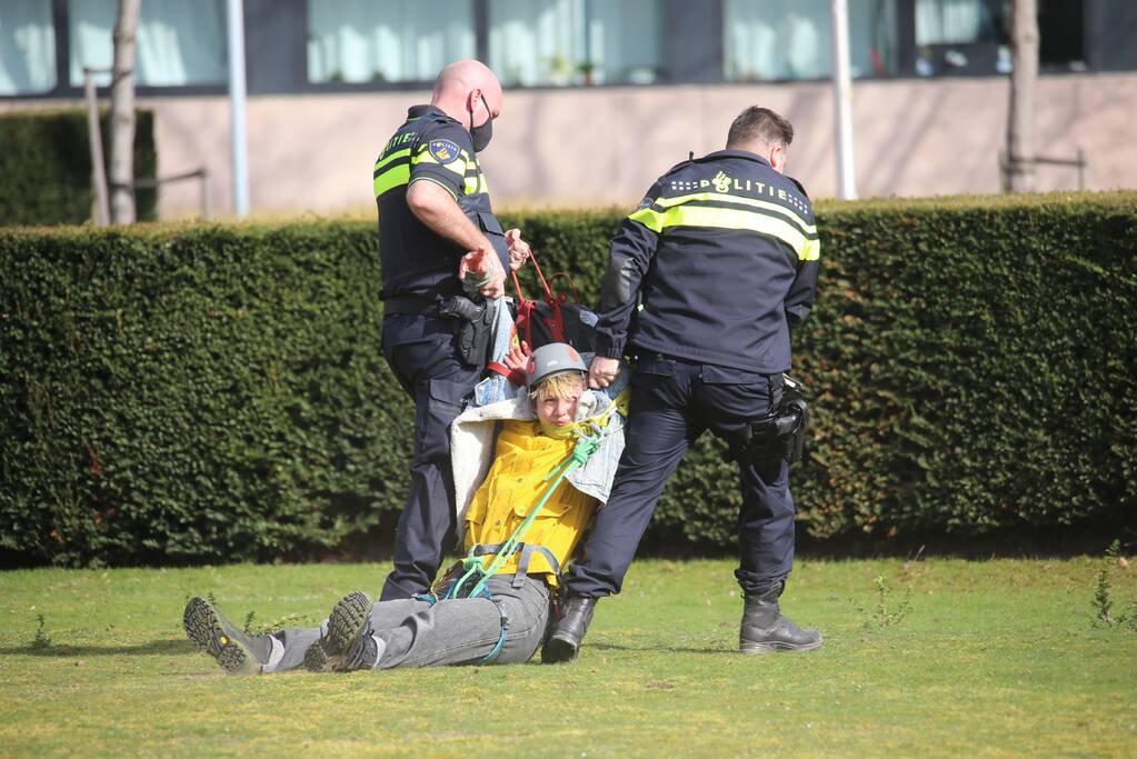 Anti-klimaat demonstratie verloopt rustig