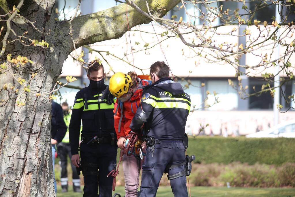 Anti-klimaat demonstratie verloopt rustig