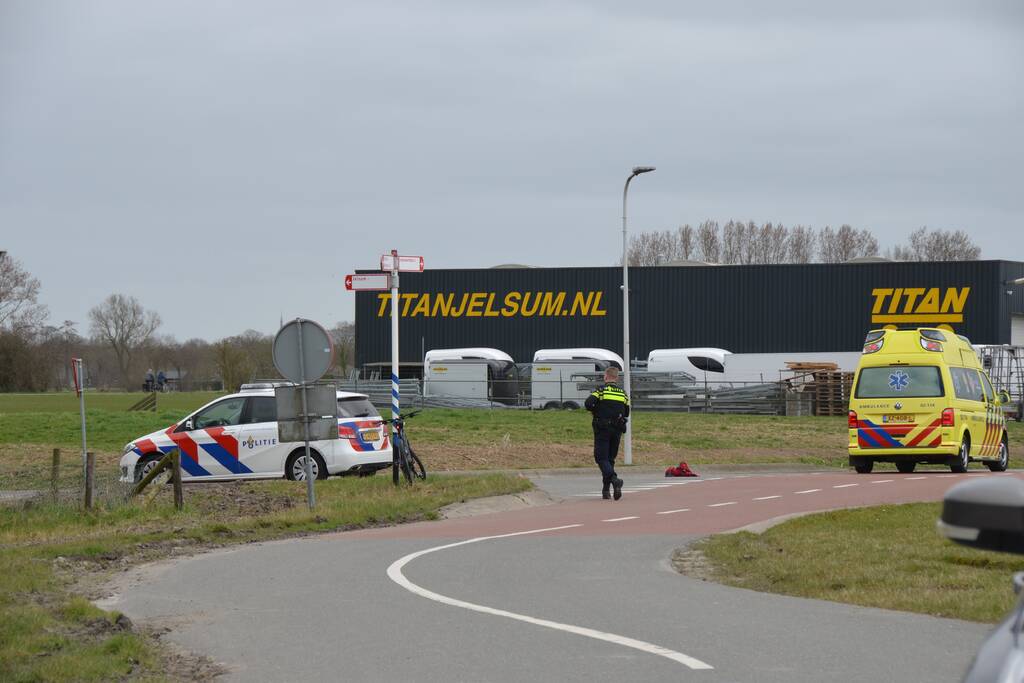 Mountainbiker gewond bij botsing met auto