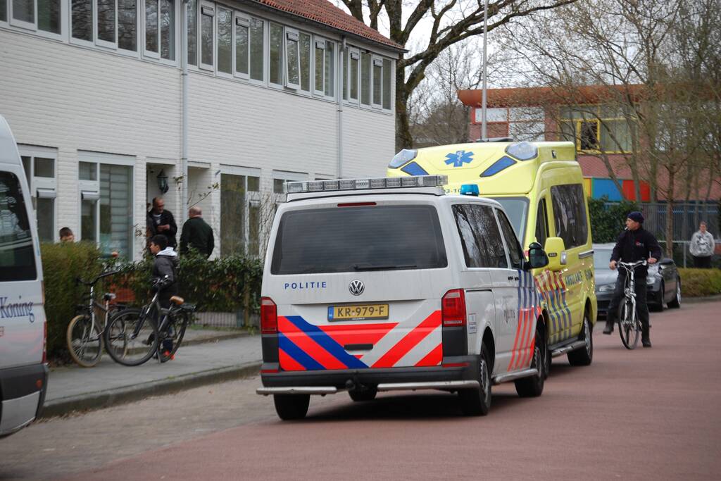 Traumahelikopter trekt veel bekijks