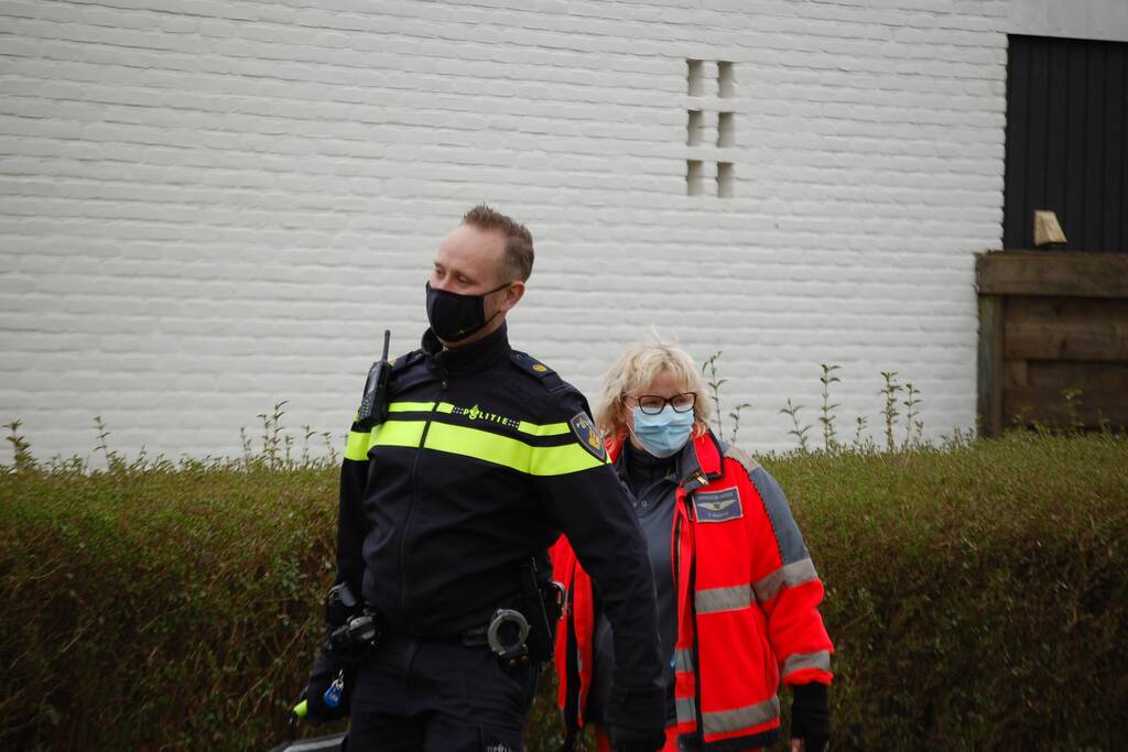 Traumahelikopter trekt veel bekijks