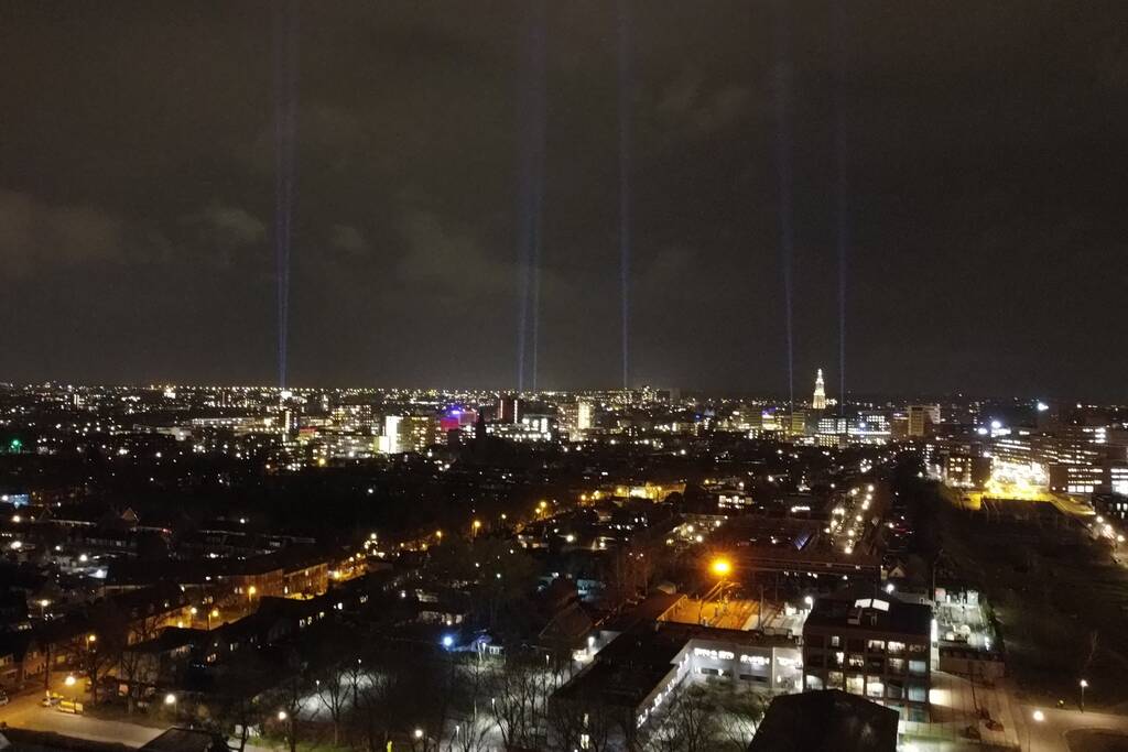 Connecting lights verlichten stad