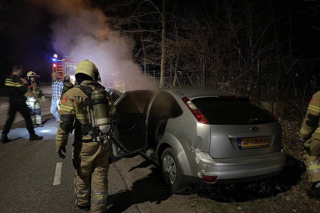 Man opgepakt na brand in auto