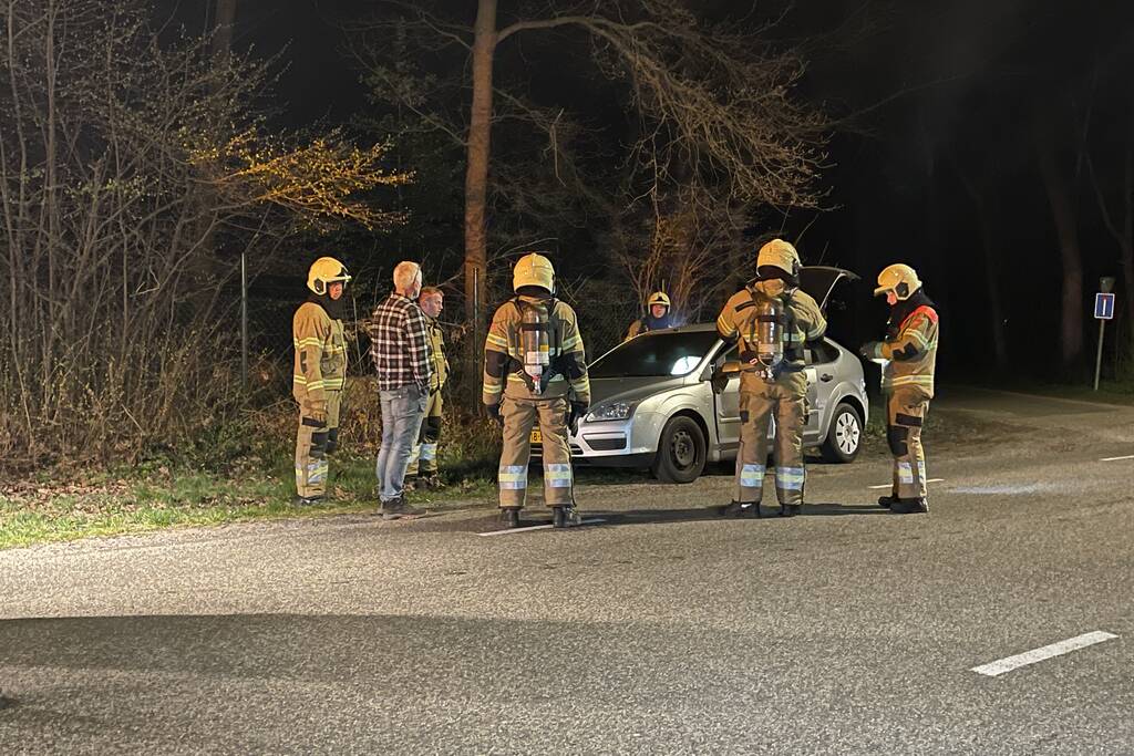 Man opgepakt na brand in auto