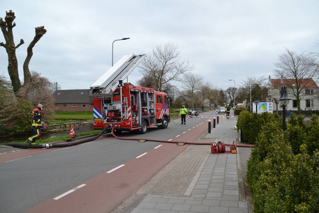 Brand in vrijstaande garageboxen