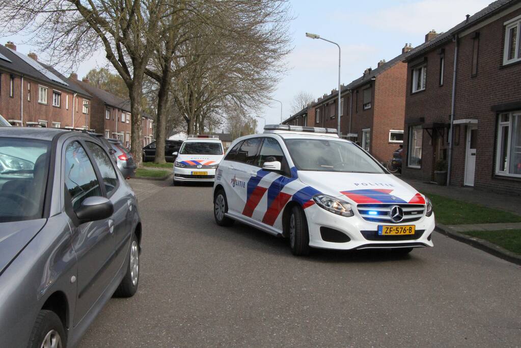 Auto's botsen op elkaar