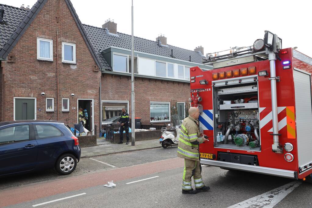 Woningbrand snel onder controle