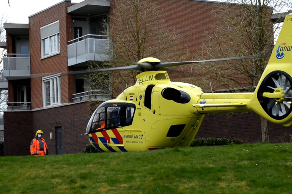 Traumahelikopter ingezet voor incident