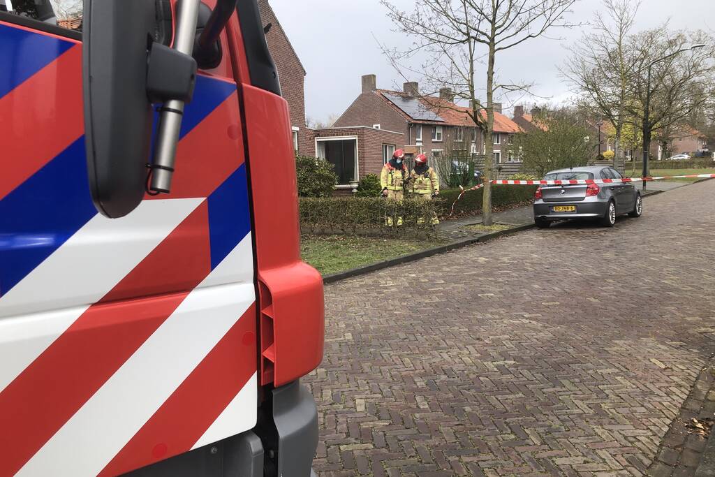 Gaslekkage door werkzaamheden in voortuin