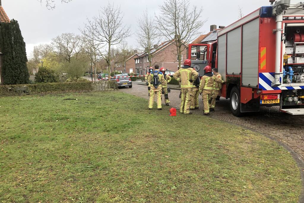 Gaslekkage door werkzaamheden in voortuin