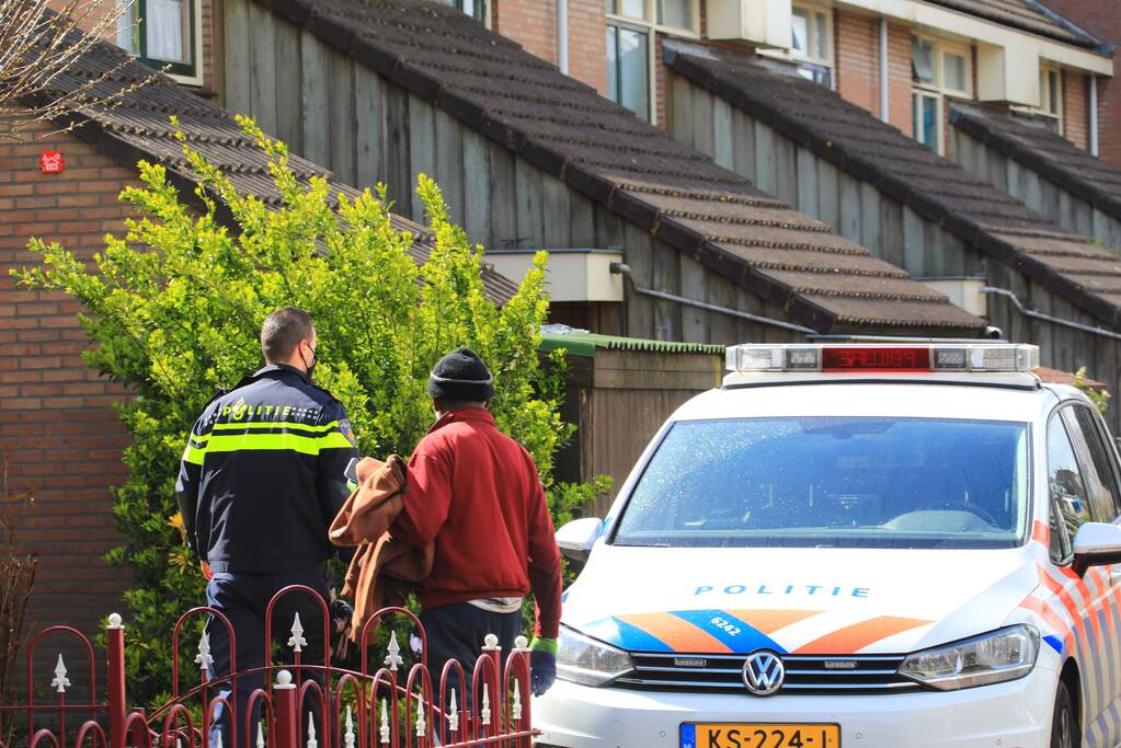 Bewoner aangehouden na brand op zolder