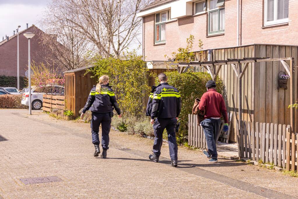Bewoner aangehouden na brand op zolder