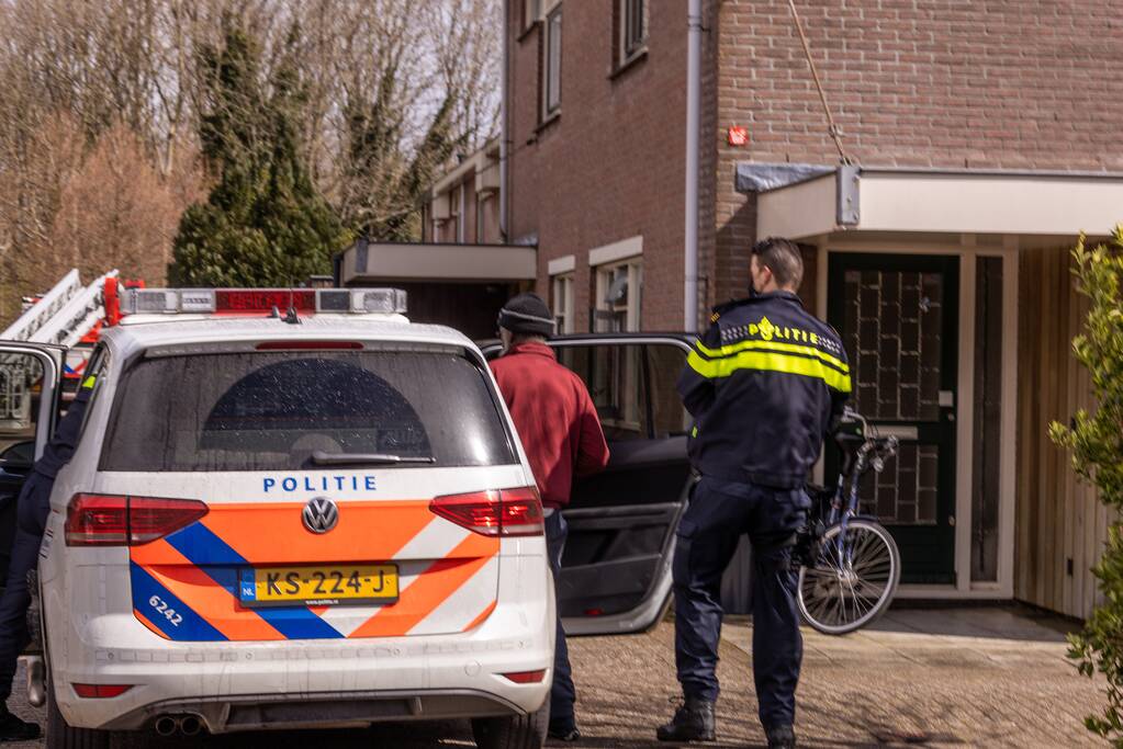 Bewoner aangehouden na brand op zolder