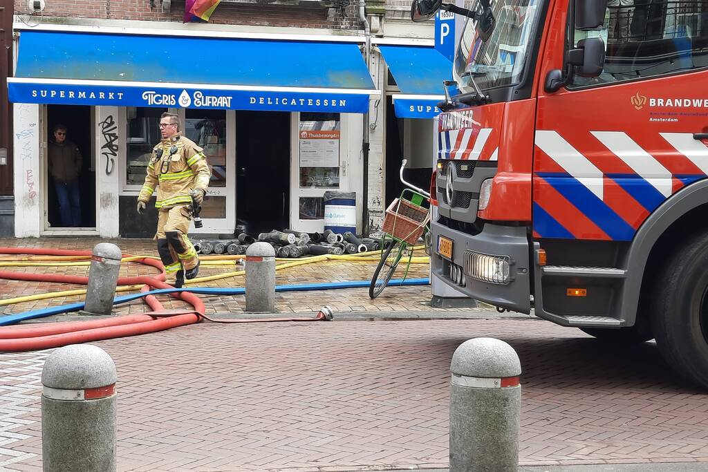 Gewonde bij hevige brand in horecazaak