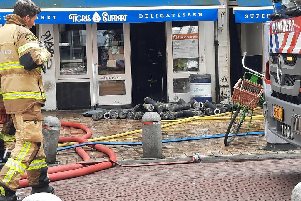 Gewonde bij hevige brand in horecazaak
