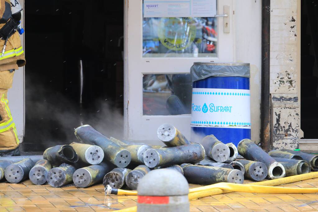 Gewonde bij hevige brand in horecazaak