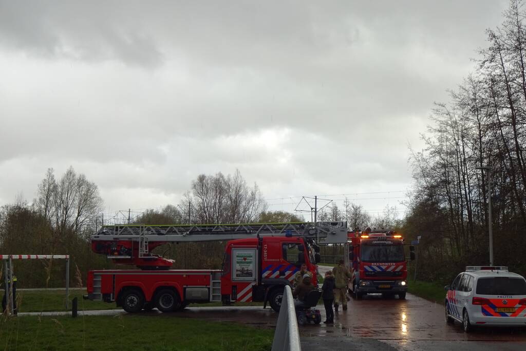 Gedumpte motor aangetroffen in water